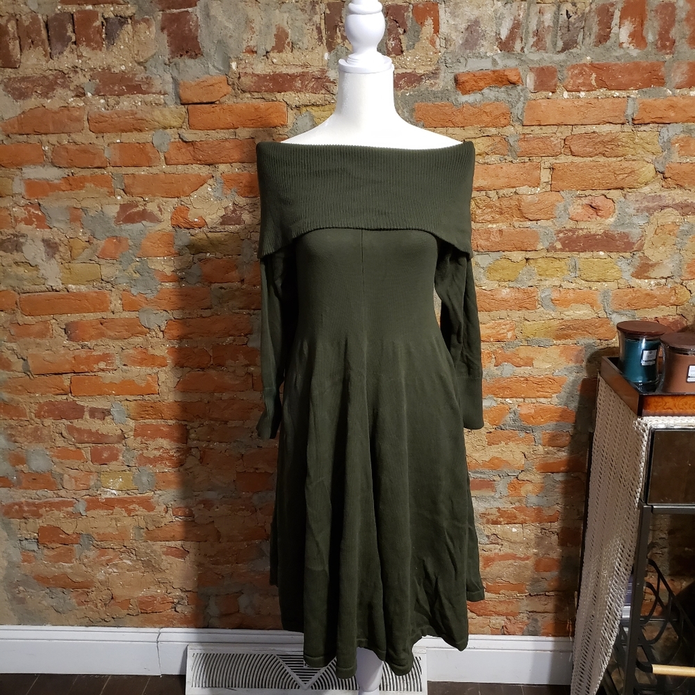 Torrid Off the shoulders sweater dress